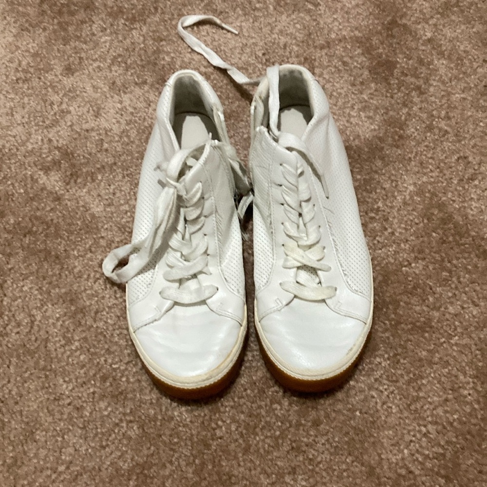 Size 8.5 white high tops